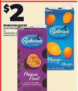 Loblaws RUBICON JUICES offer