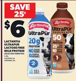Loblaws LACTANTIA ULTRAPUR LACTOSE FREE MILK PROTEIN offer