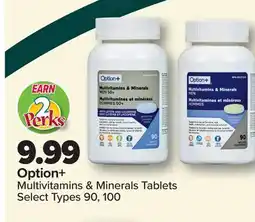 PharmaChoice Option+ Multivitamins & Minerals Tablets offer