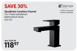 Home Hardware Quadrato Lavatory Faucet offer