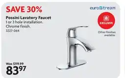 Home Hardware Possini Lavatory Faucet offer