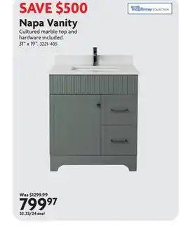 Home Hardware Napa Vanity offer
