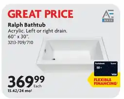 Home Hardware Ralph Bathtub offer