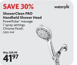 Home Hardware ShowerClean PRO Handheld Shower Head offer