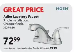 Home Hardware Adler Lavatory Faucet offer