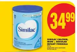 No Frills SIMILAC CALCIUM, IRON OR REGULAR INFANT FORMULA offer