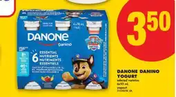 No Frills DANONE DANINO YOGURT offer