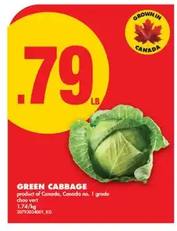 No Frills GREEN CABBAGE offer