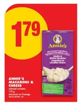 No Frills ANNIE'S MACARONI & CHEESE offer