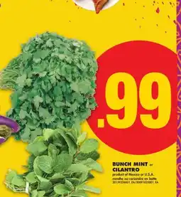 No Frills BUNCH MINT OR CILANTRO offer