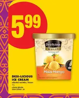 No Frills DESI-LICIOUS ICE CREAM offer