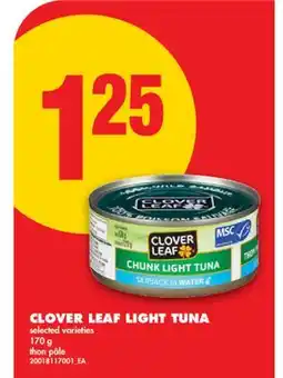 No Frills CLOVER LEAF LIGHT TUNA offer