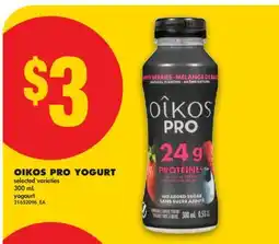No Frills OIKOS PRO YOGURT offer