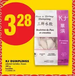 No Frills KJ DUMPLINGS offer