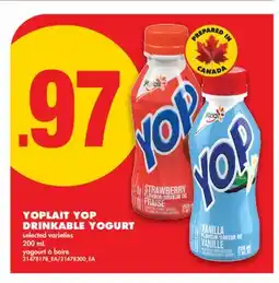 No Frills YOPLAIT YOP DRINKABLE YOGURT offer