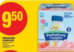 No Frills PEDIASURE COMPLETE COMPLETE offer