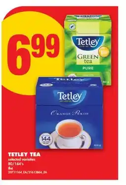 No Frills TETLEY TEA, 80/144' s offer