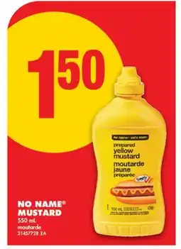 No Frills NO NAME MUSTARD offer