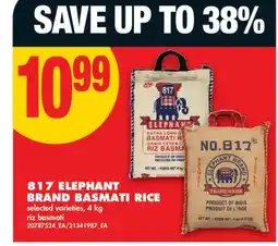 No Frills 817 ELEPHANT BRAND BASMATI RICE offer