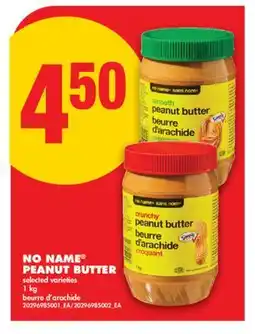 No Frills NO NAME PEANUT BUTTER offer