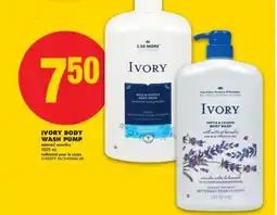 No Frills IVORY BODY WASH PUMP offer