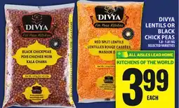 Food Basics DIVYA LENTILS OR BLACK CHICK PEAS offer