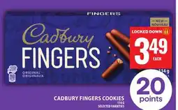 Food Basics CADBURY FINGERS COOKIES offer