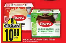 Food Basics BOOST NUTRITIONAL SUPPLEMENT offer