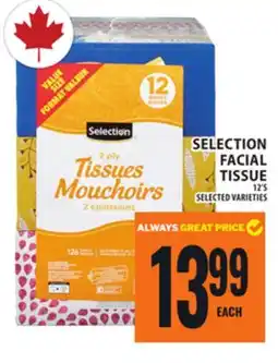 Food Basics SELECTION FACIAL TISSUE offer