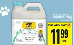 Food Basics PURINA TIDY CATS CLUMPING LITTER offer