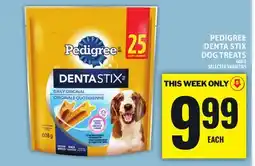 Food Basics PEDIGREE DENTA STIX DOG TREATS offer