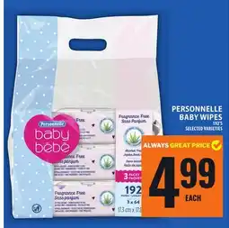 Food Basics PERSONNELLE BABY WIPES offer