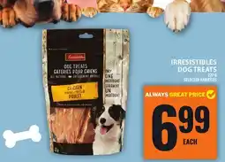 Food Basics IRRESISTIBLES DOG TREATS offer