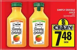 Food Basics SIMPLY ORANGE JUICE offer