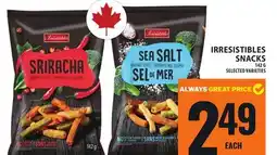 Food Basics IRRESISTIBLES SNACKS offer