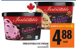 Food Basics IRRESISTIBLE ICE CREAM offer