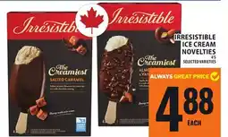 Food Basics IRRESISTIBLE ICE CREAM NOVELTIES offer