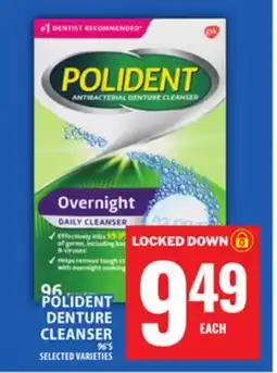 Food Basics POLIDENT DENTURE CLEANSER offer
