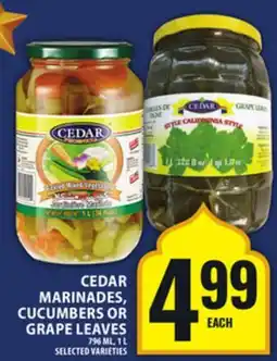 Food Basics CEDAR MARINADES, CUCUMBERS OR GRAPE LEAVES offer