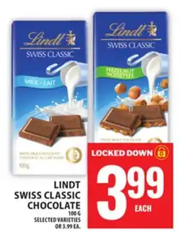 Food Basics LINDT SWISS CLASSIC CHOCOLATE offer