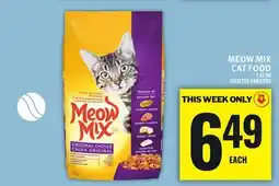 Food Basics MEOW MIX CAT FOOD offer
