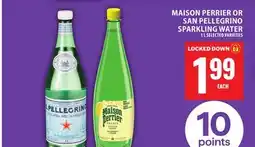 Food Basics MAISON PERRIER OR SAN PELLEGRINO SPARKLING WATER offer