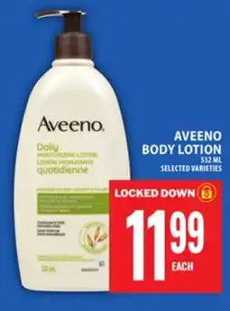 Food Basics AVEENO BODY LOTION offer