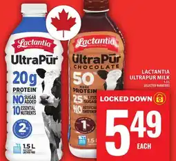 Food Basics LACTANTIA ULTRAPUR MILK offer