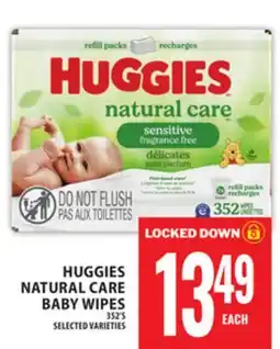 Food Basics HUGGIES NATURAL CARE BABY WIPES offer