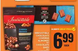 Food Basics IRRESISTIBLE CHOCOLATE COVERED ALMONDS OR CHOCOLATE BARS offer
