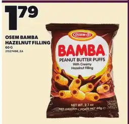 Loblaws OSEM BAMBA HAZELNUT FILLING offer