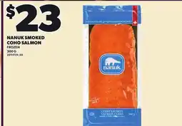 Loblaws NANUK SMOKED COHO SALMON offer