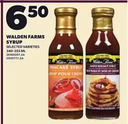 Loblaws WALDEN FARMS SYRUP offer