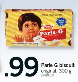 Fortinos PARLE G BISCUIT offer